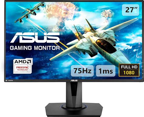Asus Vg275q 27 Fhd 1980 X 1080 Gaming Monitor 1ms Up To 75hz Dp