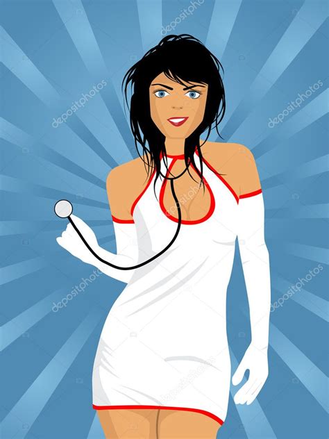 Sexy Nurse — Stock Vector © Alexciopata 7671921