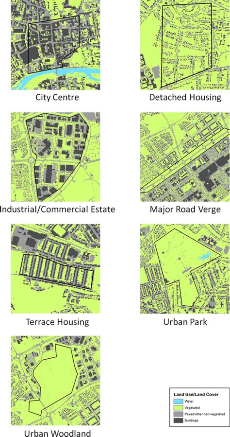 Detailed Views Showing Examples Of Known Urban Form Types Download