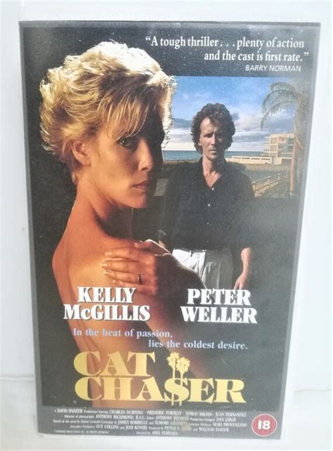 Cat Chaser VHS Video Peter Weller Kelly Mcgillis VHS Video Etsy