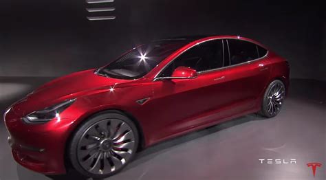 Tesla Model 3 Elon Musk Unveils Teslas Cheapest Electric Car