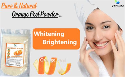Qykkare Orange Peel Powder For Skin Whitening 100 Gm Beauty