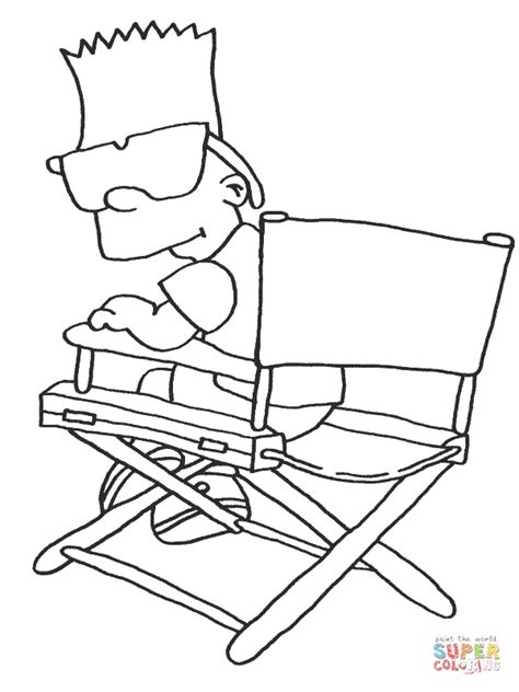 Cool Bart Coloring Page Free Printable Coloring Pages