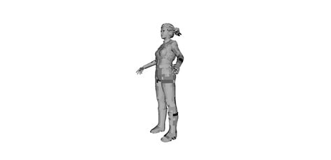 girl 3d model turbosquid 1235185