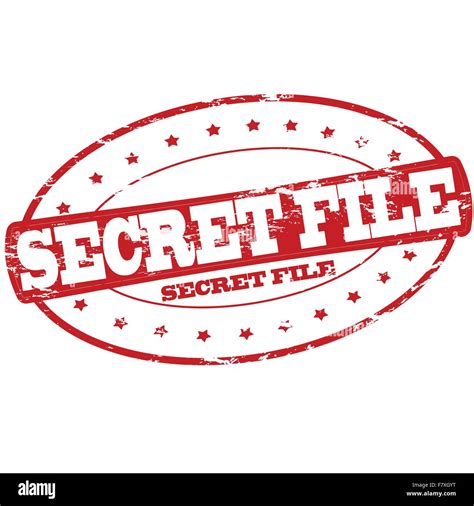 Secret File Stock Vector Images Alamy