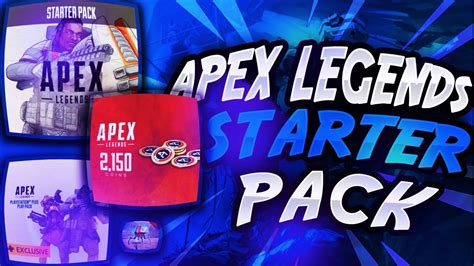 APEX LEGENDS STARTER PACK APEX PACKS PS PLUS PACK CAUSTIC MIRAGE YouTube