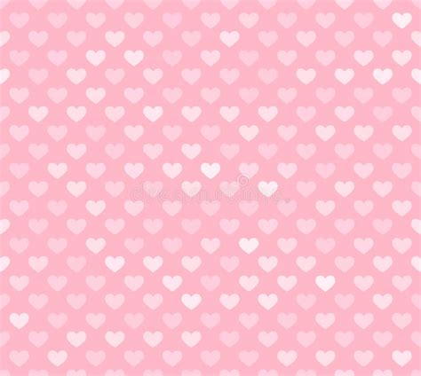 Pink Seamless Heart Pattern Stock Vector Illustration Of Background
