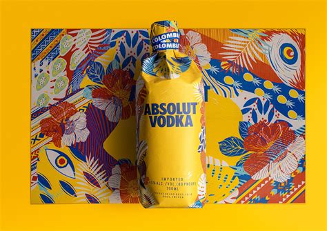 Absolut Vodka Colombia Special Edition Packaging Of The World