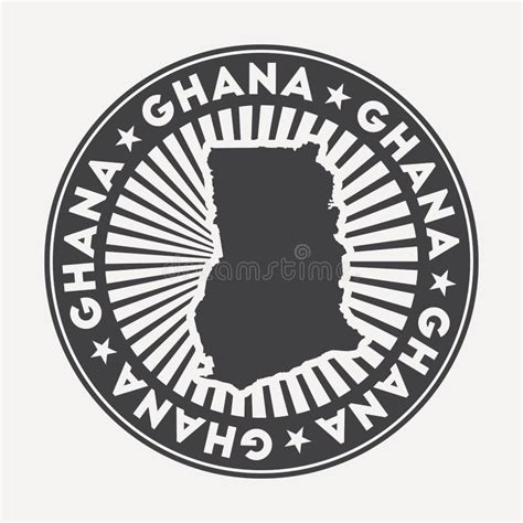 Ghana Round Logo Stock Vector Illustration Of Africa 207531088