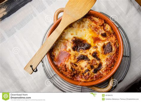 Lasagna Home Made Stock Photo Image Of Bechamel Delicious 49188478