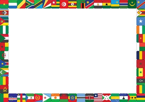 Flags Of The World Border
