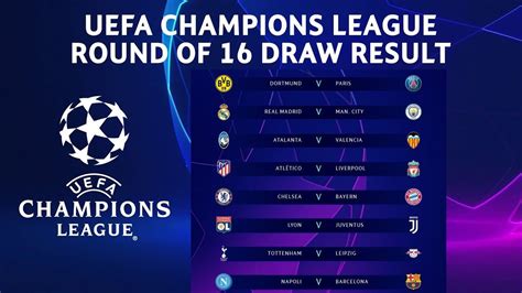 Premier league champions manchester city will be equally content with their tie with schalke 04, who are languishing in 13th place in the bundesliga this season having lost twice as many games then they've won in their domestic. UEFA Champions League Round of 16 Draw Result 2019/20 ...