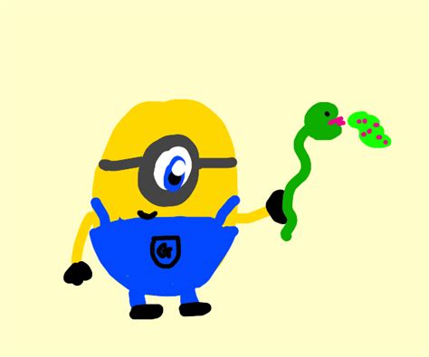 A Minion With A Weapon Of Your Choice Drawception