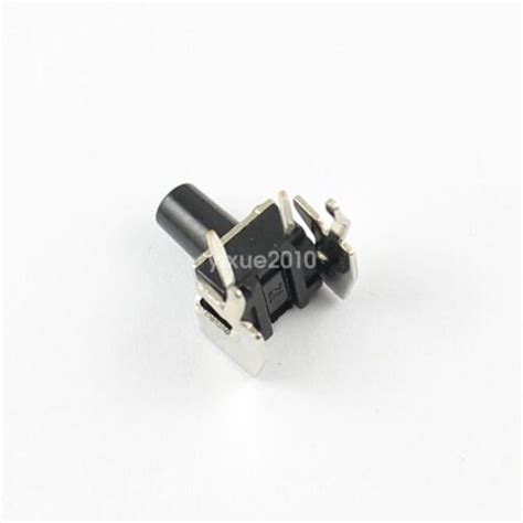 100pcs Momentary Tactile Tact Push Button Switch 2 Pin Right Angle