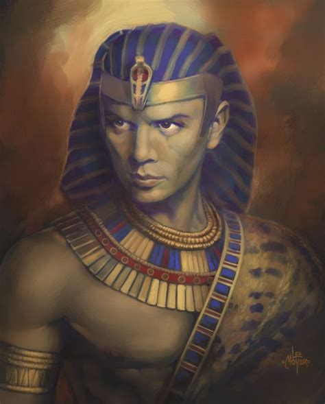 pharoah yul brynner as rameses ii from the ten commandments ancient egyptian art egypt