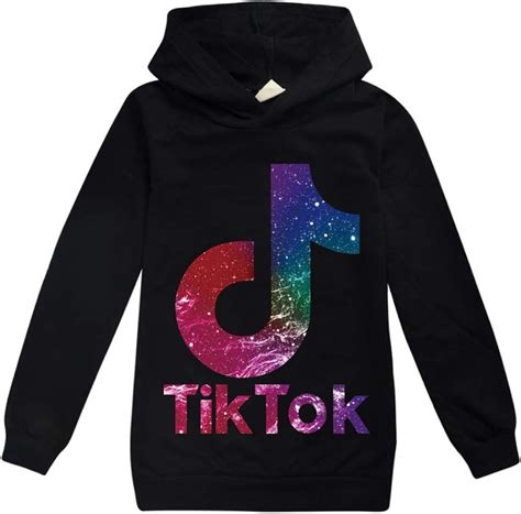 Girls Tik Tok Outdoor Hoodie Kids Casual Sweatshirt Uk Clothing