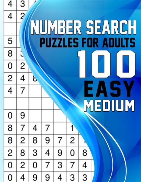 100 Easy Medium Number Search Puzzles For Adults These Arithmetic