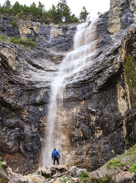 Waterfall In Waterton Lakes National Park Alberta Canada Waterton
