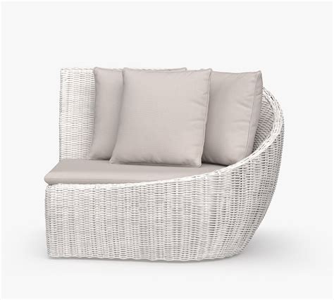 Build Your Own Torrey All Weather Wicker Curved Sectional Components