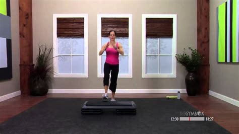 step aerobics beginner workout with dana 30 minutes youtube