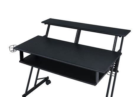 Recording studios, home theaters, music rooms, office environments, rehearsal rooms, auditoriums Suitor Black Computer Desk 92900-92518 Acme Corporation Office Furniture | Comfyco Furniture
