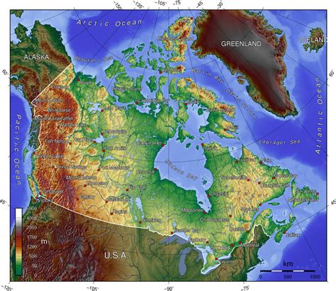Kanada Worldmappl