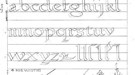 Printable Calligraphy Letters Calligraph Choices