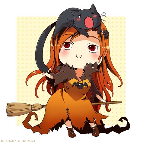 Commission Chibi Spooky By Iris Zeible On Deviantart