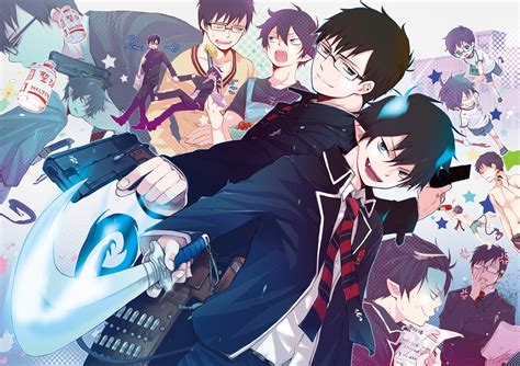 Wallpaper Id 1712933 Blue Hair 1080p Blue Eyes Anime Yukio Okumura Ao No Exorcist Rin