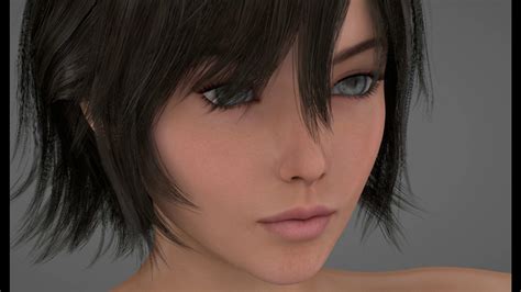 D Model Nude Girl Character K Textures Video Preview Youtube