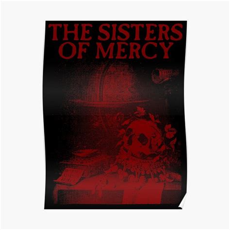 The Sisters Of Mercy Poster By Bristolhummm Redbubble