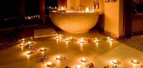 Perfect Setting For A Romantic Bubble Bath For Two Romance