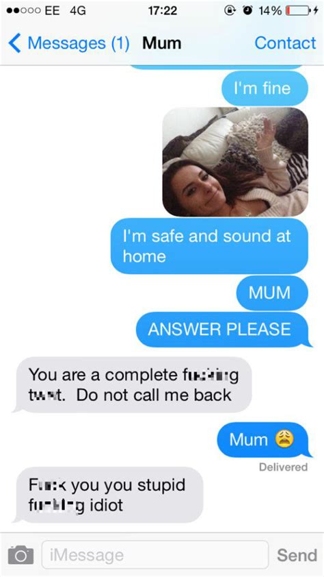 Mother Isnt Happy When Daughter Pulls Cruel Text Prank Fun