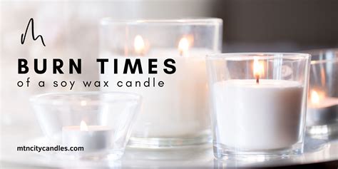 What Is The Burn Time Of A Soy Wax Candle