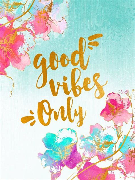 Good Vibes Only By Wp House Textual Art Good Vibes Wallpaper Good
