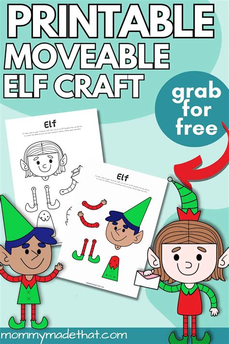 Create Your Own Moveable Elf Craft Fun With Split Pins