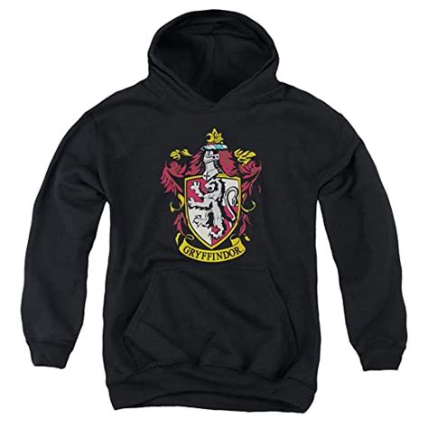 Buy Trevco Harry Potter Gryffindor Crest Youth Pull Over Hoodie Black