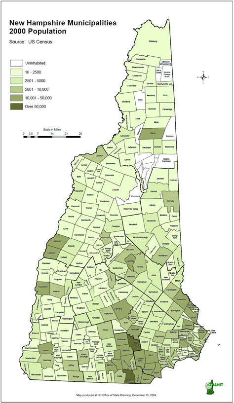 Nh Towns By Freedom Updated With Maps