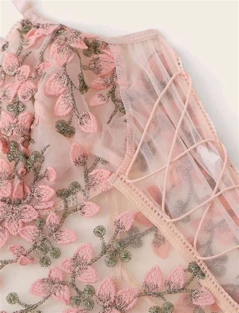 pink lingerie set floral lingerie set bridal lingerie etsy