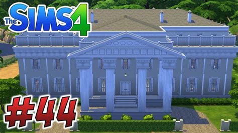 The Sims 4 The White House And Movie Park 44 Youtube