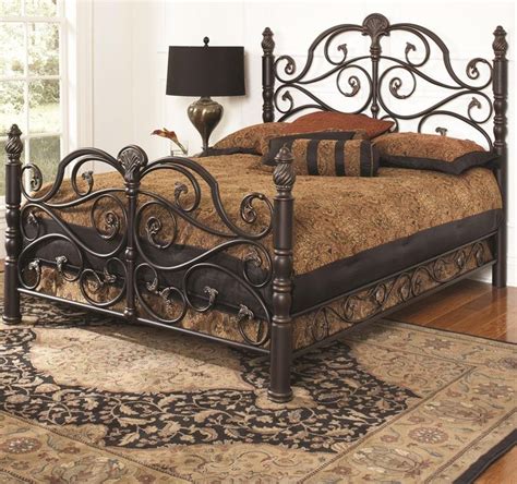 bella iron bed  bronze  largo furniture humble abode