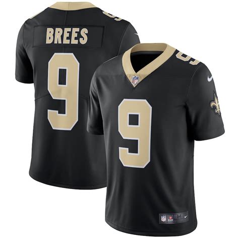 Mens Nike Drew Brees Black New Orleans Saints Vapor Untouchable