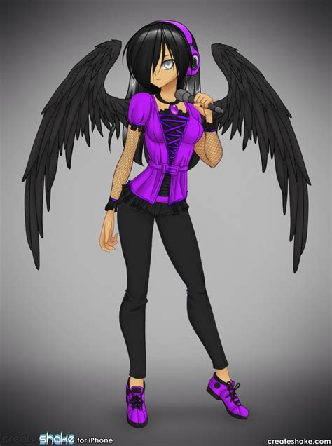 Purple Twin Dubstep Girl By Warriorsfan382 On Deviantart