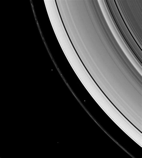 Confining Moons Saturns Shepherd Moons Gravitationally Herd The F