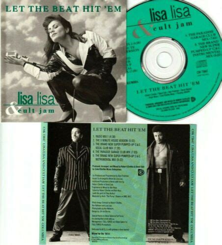 Lisa Lisa And Cult Jam Let The Beat Hitem 5 Trk Promo 1991 Cd Single