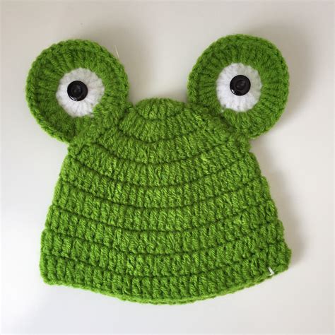Kids Frog Hat Character Hat Animal Hat Crochet Hat Kids