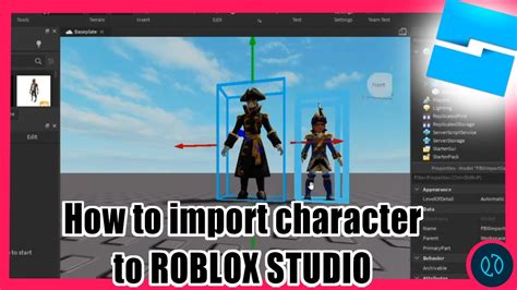 Import Character To Roblox Studio 2021 Youtube
