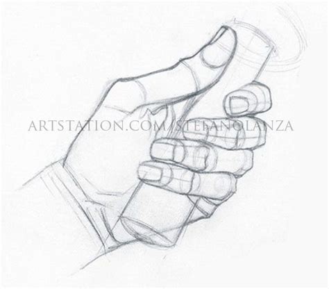 Artstation Hand Stefano Lanza Hand Art Drawing Anatomy For