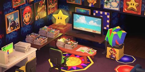Animal Crossing Player Creates A Nintendo Room For All Their Gaming