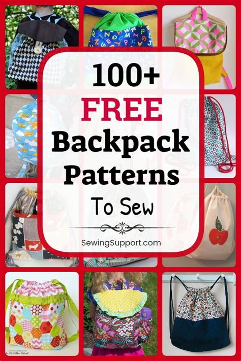 125 Free Backpack Patterns In 2020 Backpack Pattern Backpack